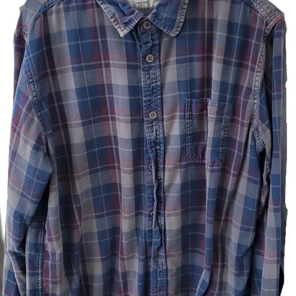Vintage Weatherproof Men's Plaid Button-Up Shirt (L) - Picture 1 of 3